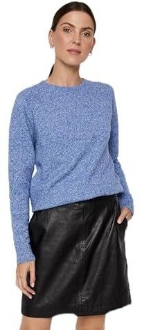 Vero Moda - VMDoffy - Trui - Blauw - Gerecycled Materiaal