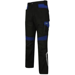 Goodyear Heren Contrasterende Drievoudig genaaide Multi Tool Pocket Moderne Vracht Flex Knieën Kneepad Zakken Werkveiligheid Broeken, Zwart, 42"" Taille Regular Been (31"")