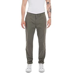 Replay Herenbroek Brad Comfort-Fit met stretch, Olijf 851, 28W x 30L