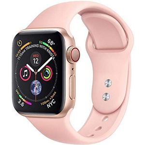 Style Design Apple Watch siliconen armband, roze, S/M , 38/40mm