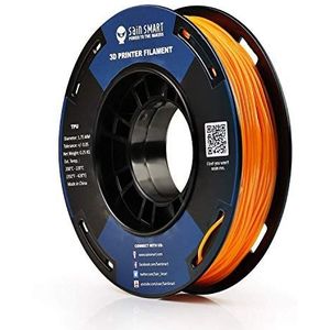 SainSmart Flexibel TPU 3D-print-filament, 1,75 mm, 250 g, maatnauwkeurigheid +/- 0,05 mm, mango