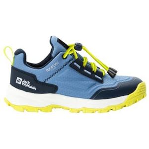 Jack Wolfskin Cyrox Texapore Low K wandelschoenen voor kinderen, uniseks, Elemental Blue, 27 EU