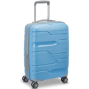 MODO by Roncato MD1 uitbreidbare trolley met Tsa, Lichtblauw, Bagaglio a mano, Harde koffer met uitbreidbaar middendeel en draaibare wielen