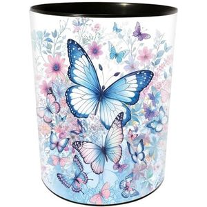 goldbuch 82 155 prullenbak, kunststof, blauw-wit