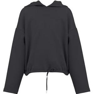 LTB Jeans Hoodie voor meisjes Henozo maat 116 cm in zwart, Black Beauty 3986, 116 cm