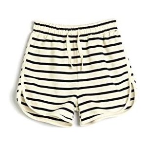 Koton Girls Shorts Trekkoord Slit Detail Katoen, Navy Stripe (7s0), 11-12 Jaar