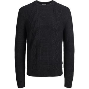 JREBJOSH Knit Crew Neck, zwart, L