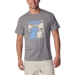 Columbia Heren Sun Trek T-shirt met korte mouwen en grafisch technisch T-shirt met korte mouwen