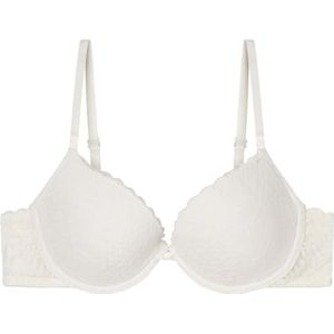 Women'Secret Gevoerde beha, ivoor, 90B, Wit, 90B