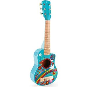 Hape Flower Power Houten Gitaar 66 Cm - Speelgoedinstrument