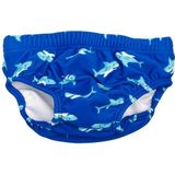 Playshoes Baby-jongens UV-bescherming luierbroek haai zwemkleding, blauw, 74/80 cm