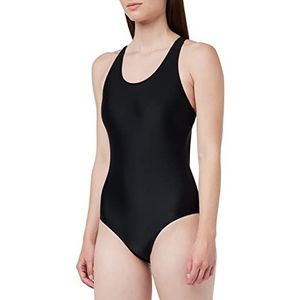 4F Swim Suit F023 Color Deep Black, maat S voor dames, Diepzwart, S