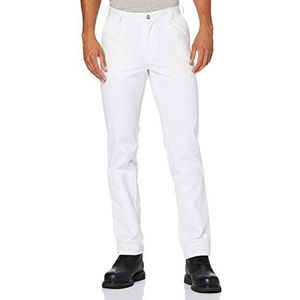 BP Med Trousers 1359-558-21 herenbroek - plooien - 65% polyester, 35% katoen - normale pasvorm - maat: 44n - kleur: wit