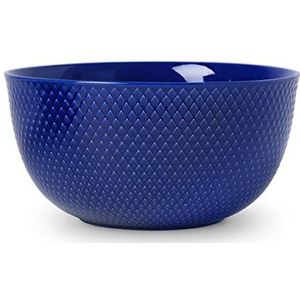 Lyngby Porcelain Rhombe Color bowl D22cm dark blue