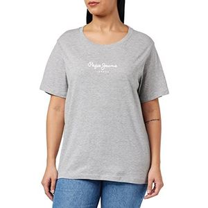 Pepe Jeans Camila T-shirt voor dames, 933Grey Marl, M