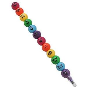 Tinc 12 Kleurpotloden voor kinderen | Creatief stapelbaar krijt Multicolour Colour Swap Crayon