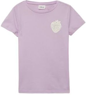 T-shirt - Katoenen Jersey - Glitterprints - Regular Fit