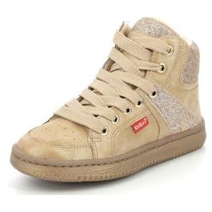 Kickers Uniseks kinderen Lowell sneakers, Champagne, 33 EU