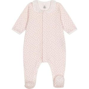 Petit Bateau A09G7 pyjama voor meisjes, Marshmallow/Panty, 1 Mois, Marshmallow/Panty, 0 Maanden