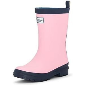 Hatley Klassieke Wellington regenlaarzen voor kinderen, uniseks, klassieke rubberlaarzen, Roze Navy, 39.5 EU