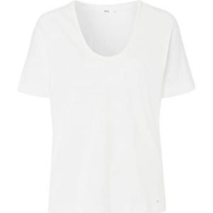 BRAX Dames Style Carrie T-shirt, gebroken wit, 46