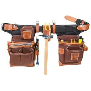 Occidental Leather 9855 Cafe Aanpasbare Fat Lip Tool Riem Set