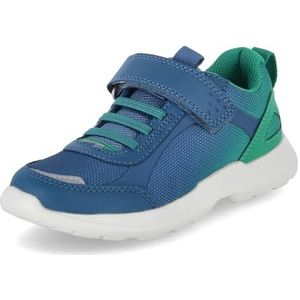 Superfit Rush Sneaker voor jongens, Blauw Groen 8070, 28 EU