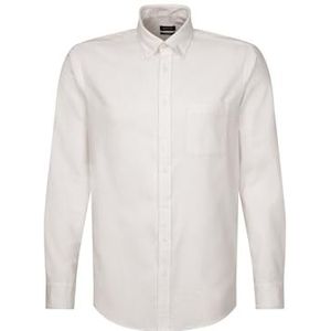 Seidensticker Herenhemd met lange mouwen, regular fit, wit, XL