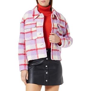 Sisley Womens 2N7WLN01D Jacket, Multicolor Purple 911, 48