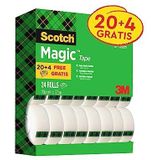Scotch Magic Onzichtbare tape, voordeelverpakking, 24 rollen, 19 mm x 33 m