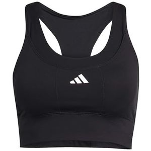 adidas Sport BH - Zwart - 85% Gerecycled Polyester - Medium Ondersteuning