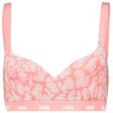 Puma - Printed Padded - Bikinitop - Zwart - 1-Pack