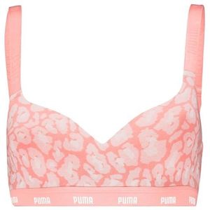 Puma - Printed Padded - Bikinitop - Zwart - 1-Pack