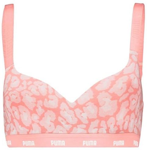 Puma - Printed Padded - Bikinitop - Zwart - 1-Pack