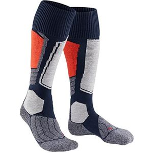 FALKE Heren SkiSokken SK1 Comfort M KH Wol Functioneel Material Warm Dik 1 Paar, Blauw (Marine 6122), 42-43