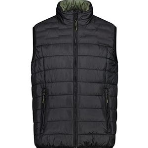CMP - Man Vest, Man, Nero-Oil Green, 52