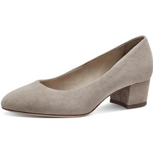 Tamaris Klassieke pumps voor dames, hakschoenen, Touch-it-voetbed, taupe, 40 EU