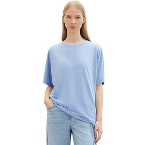 TOM TAILOR T-shirt voor dames, 34587 - Light Fjord Blue, L