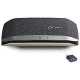 Poly Sync 20+ Draagbare Bluetooth-conferentieluidspreker (Plantronics) – ruis-/echo-onderdrukking – USB-C Bluetooth-adapter – compatibel met Teams, Zoom, PC, Mac, mobiele telefoon