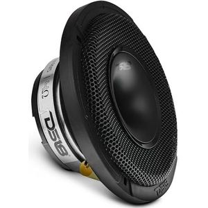 DS18 PRO-HY6.4MSL 6.5"" ondiepe hybride middenklasse auto audio luidspreker met ingebouwde driver en grill inbegrepen 300W Max 150W RMS 4 Ohm (1 luidspreker)