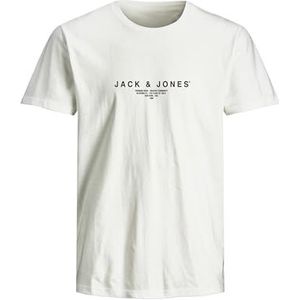 Jack & Jones Jprblaharris T-shirt met ronde hals, wit (bright white), S