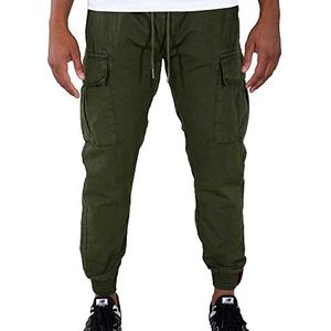 Alpha Industries Heren Ripstop Jogger Casual Broek Dark Olive