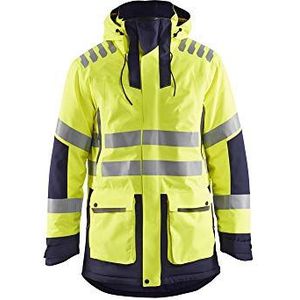 Blaklader 446919213389L winterparka, High Vis geel/marineblauw, maat L