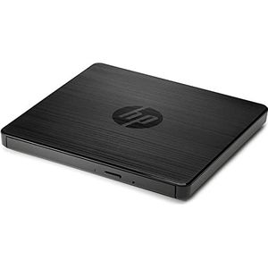 HP Externe cd-/dvd-drive incl. cd- en dvd-brander met USB-aansluiting (F6V97AA) zwart