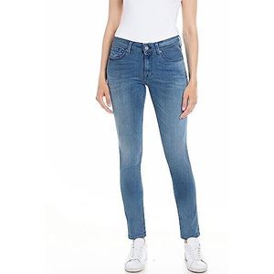 Replay Skinny fit Jeans New Luz Powerstretch Denim voor dames, 007, donkerblauw, 25W x 32L
