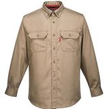 Portwest Bizflame 88/12 Shirt Size: 5XL, Colour: Khaki, FR89KHR5XL