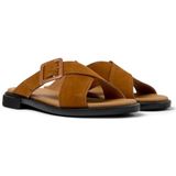 Sandalen - Effen - Leer/Suède - Wide Fit