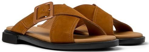 Sandalen - Effen - Leer/Suède - Wide Fit