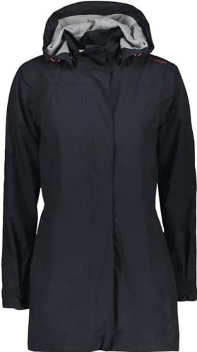 CMP - Dames Hoodie Button - Regenjas - Lichte - Afneembare Capuchon