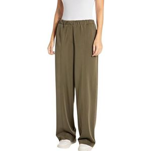 Replay Dames relaxed fit broek, 759 Mud Green, XS